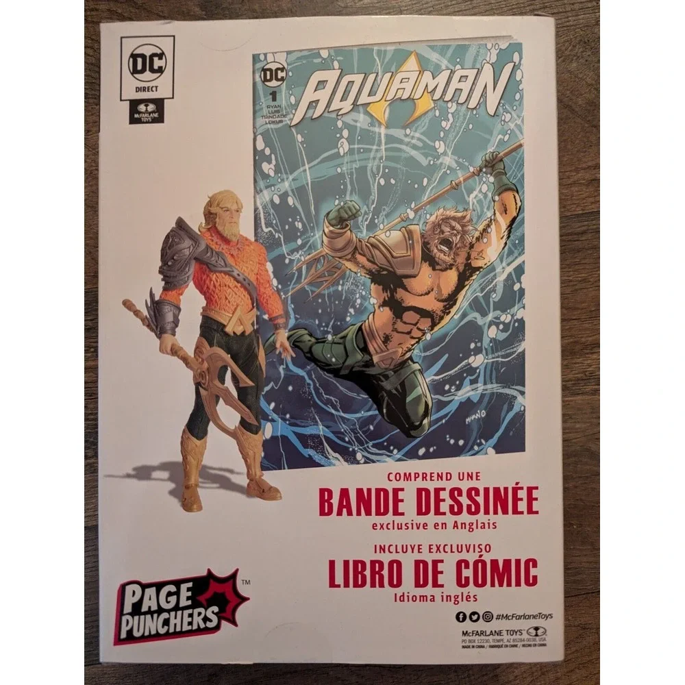 Mcfarlane DC Multiverse AQUALAD W/ AQUAMAN COMIC Page Punchers‎ 7